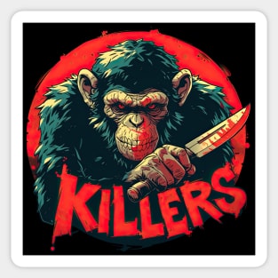 Killers Iron Maiden monkey Sticker